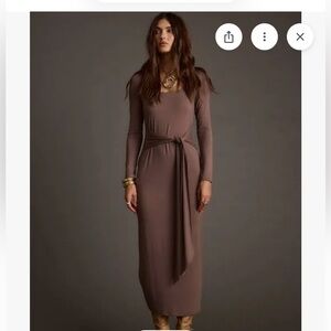 12th Tribe taupe Maxi Dress